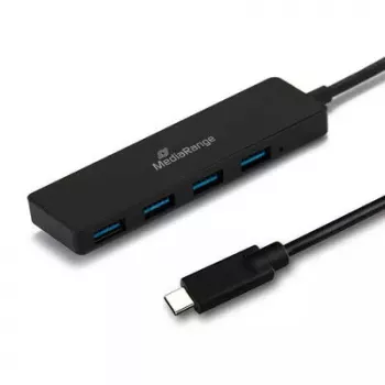 Hub MediaRange MRCS508 USB 3.2 Gen 1 Type-C Czarny