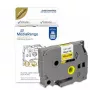 Plastikowa kaseta z taśmą MediaRange TZ-631 12mm czarny na żółtym