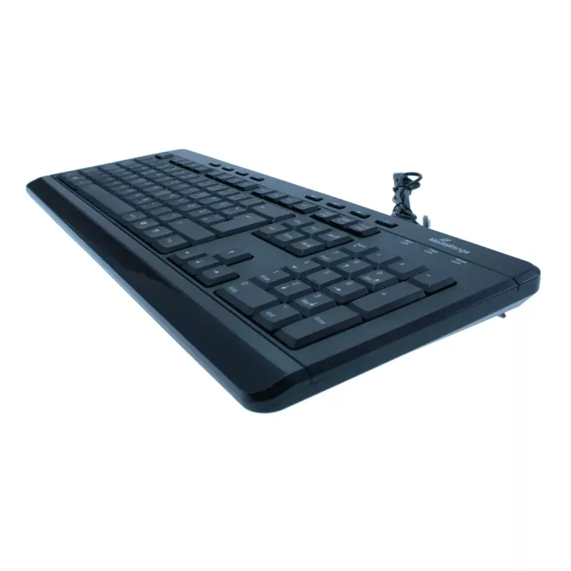 Klawiatura MediaRange MROS102 Universal USB QWERTZ angielska czarna
