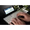 Klawiatura MediaRange MROS133 Office Bluetooth QWERTZ niemiecko-szwajcarski srebrny