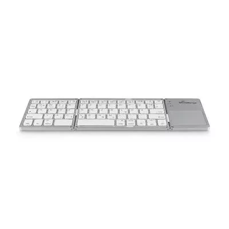 Klawiatura MediaRange MROS133 Office Bluetooth QWERTZ niemiecko-szwajcarski srebrny