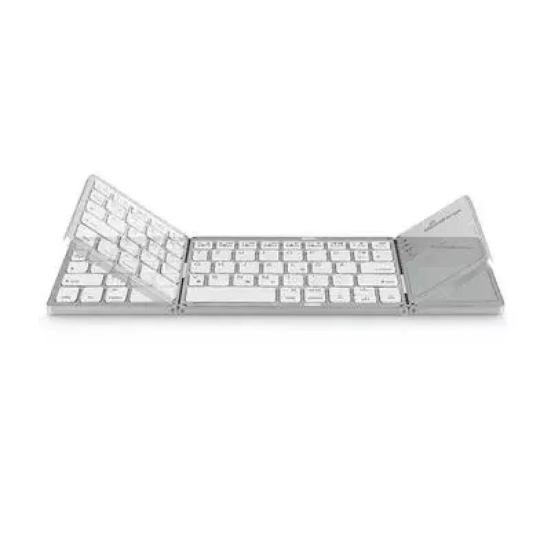 Klawiatura MediaRange MROS133 Office Bluetooth QWERTZ niemiecko-szwajcarski srebrny