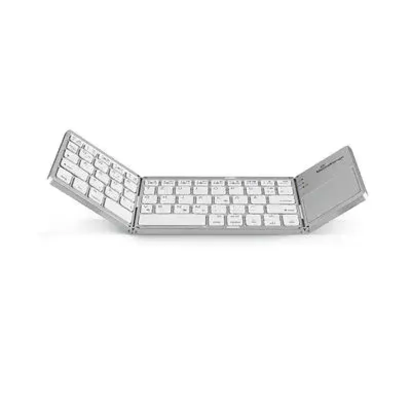 Klawiatura MediaRange MROS133 Office Bluetooth QWERTZ niemiecko-szwajcarski srebrny