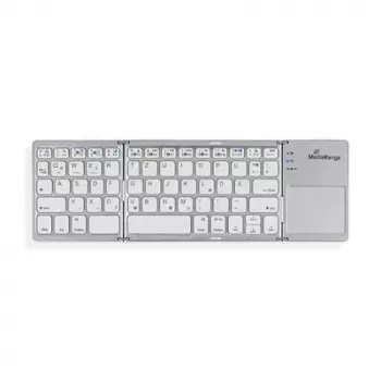 Klawiatura MediaRange MROS133 Office Bluetooth QWERTZ niemiecko-szwajcarski srebrny
