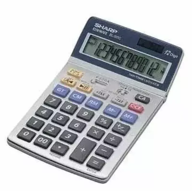 Kalkulator biurkowy finansowy Sharp EL-337C