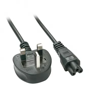 Lindy 2m UK 3-pin do C5 kabel zasilający, bezołowiowy