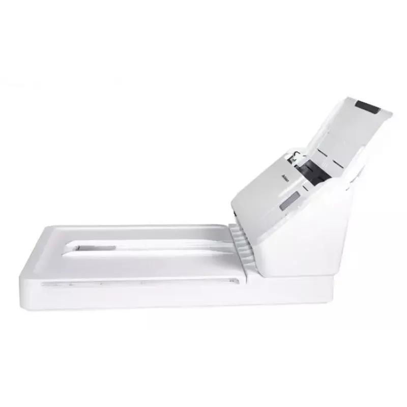 Avision AD340GFN skaner płaski i ADF z rozdzielczością 1200 x 1200 DPI, A4, 50-arkuszowy ADF, duplex, biały