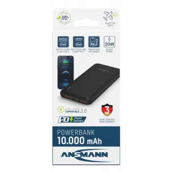 Przenośna bateria Ansmann PB320PD 10000 mAh