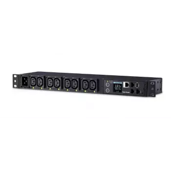 CyberPower PDU81004 rozdzielacz zasilania (PDU) 8 gniazd AC 1U Czarny