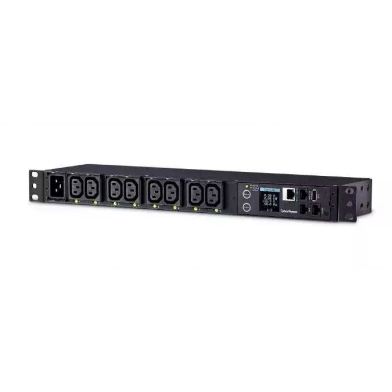 CyberPower PDU81004 rozdzielacz zasilania (PDU) 8 gniazd AC 1U Czarny