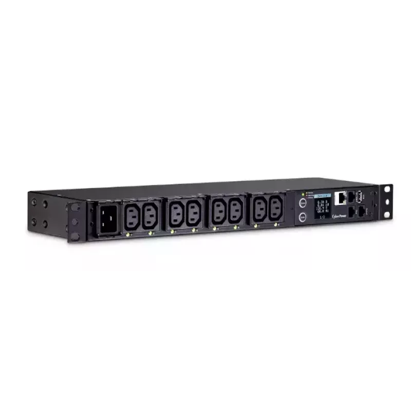 CyberPower PDU81004 rozdzielacz zasilania (PDU) 8 gniazd AC 1U Czarny