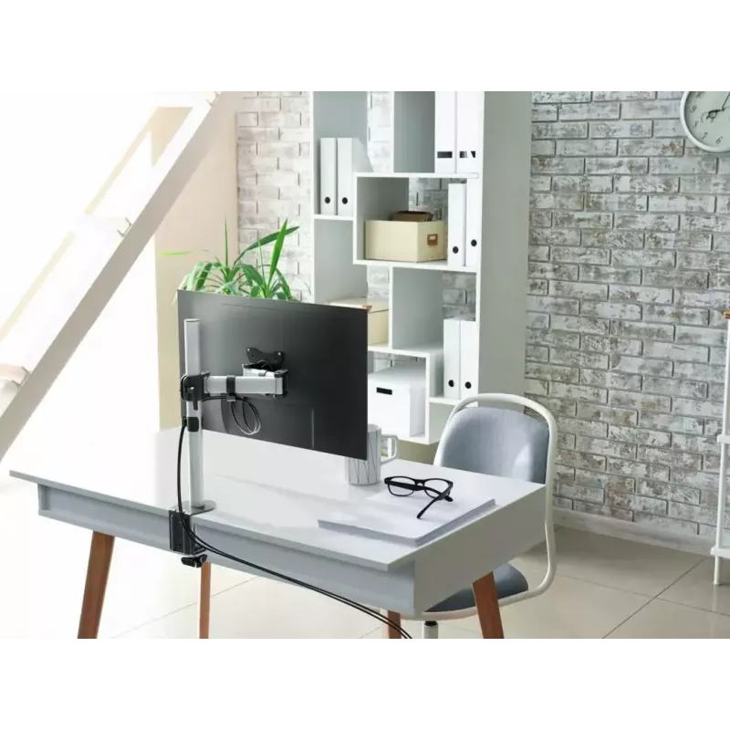 Uchwyt do monitora Durable 509423 27 cali Ścienny Srebrny Zacisk 8 kg