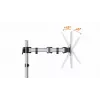 Uchwyt do monitora Durable 509423 27 cali Ścienny Srebrny Zacisk 8 kg