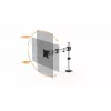 Uchwyt do monitora Durable 509423 27 cali Ścienny Srebrny Zacisk 8 kg