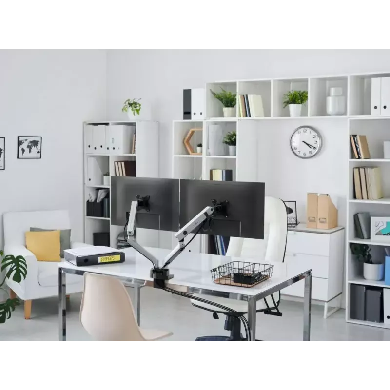 Uchwyt do monitora Durable 509723 81,3 cm ścienny srebrny zacisk 8 kg