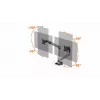 Uchwyt do monitora Durable 509723 81,3 cm ścienny srebrny zacisk 8 kg