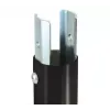 Wewnętrzny łącznik do słupów B-TECH SYSTEM 2 do słupów Ø50 mm, stal, wykończenie cynkowe, 30×40×200 mm