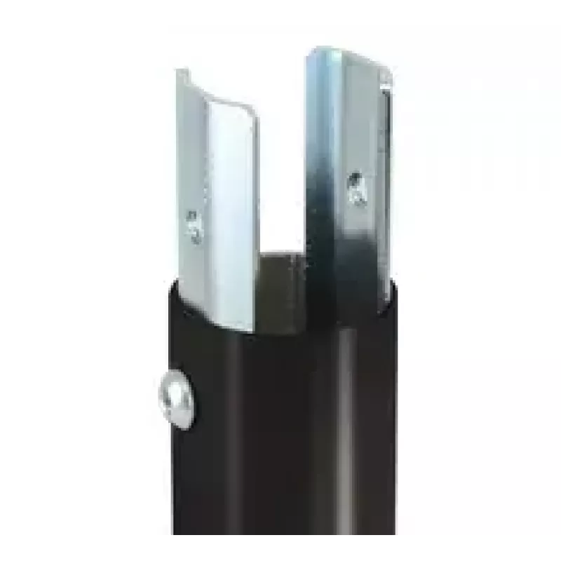 Wewnętrzny łącznik do słupów B-TECH SYSTEM 2 do słupów Ø50 mm, stal, wykończenie cynkowe, 30×40×200 mm