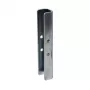 Wewnętrzny łącznik do słupów B-TECH SYSTEM 2 do słupów Ø50 mm, stal, wykończenie cynkowe, 30×40×200 mm