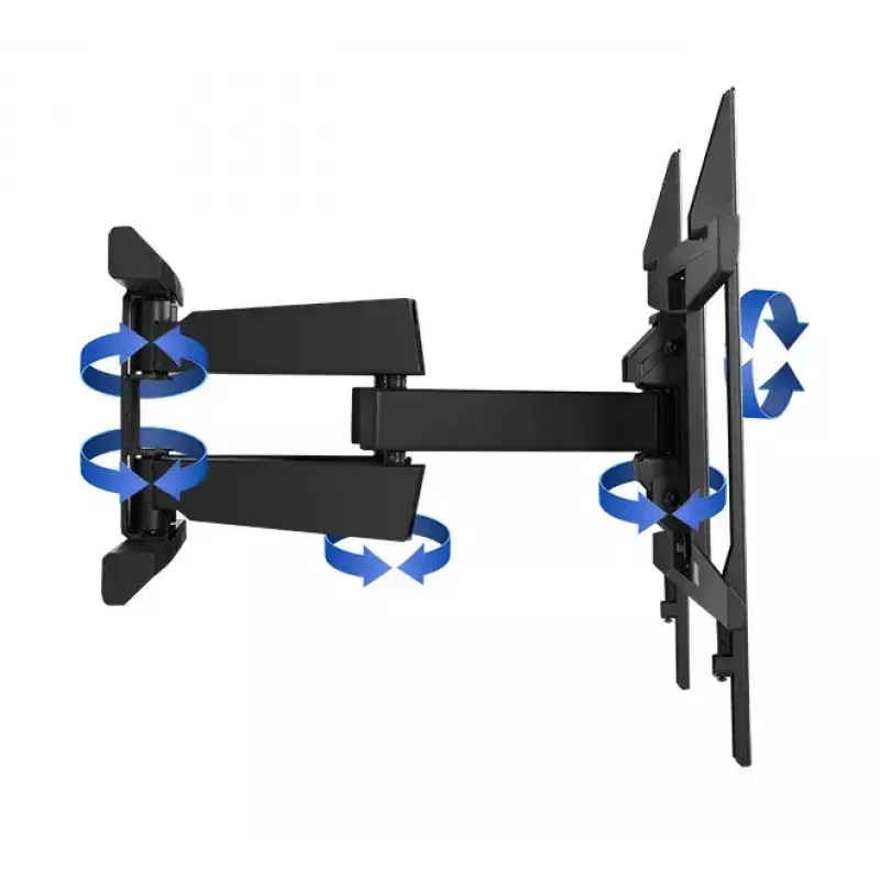B-Tech Heavy Duty Twin Cantilever Arm płaski Screen Wall Mount VESA 800 x 600 Max Weight 125 kg