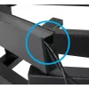 B-Tech Heavy Duty Twin Cantilever Arm płaski Screen Wall Mount VESA 800 x 600 Max Weight 125 kg