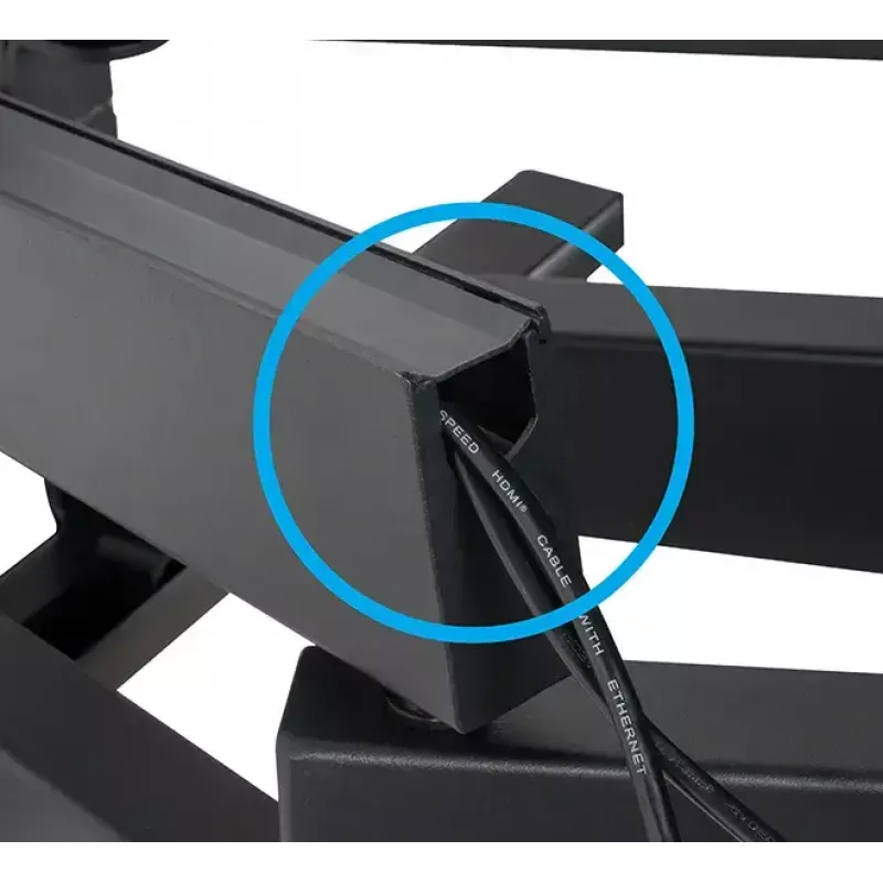 B-Tech Heavy Duty Twin Cantilever Arm płaski Screen Wall Mount VESA 800 x 600 Max Weight 125 kg