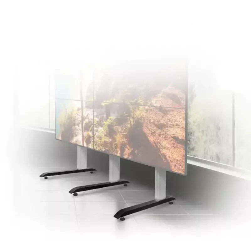 Podstawa podłogowa B-Tech BT8380 Czarna Metalowa 86mm Szerokość 950mm Głębokość