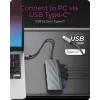 Stacja dokująca ICY BOX IB-DK4040a-CPD — 10-w-1 USB-C, HDMI 4K60Hz, VGA, 3×USB-A, Gigabit LAN, PD 100W, SD/MicroSD, aluminium