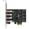 EXSYS 4-Port USB 3.2 Gen 1 PCIe Card z własnym zasilaniem 3A Renesas