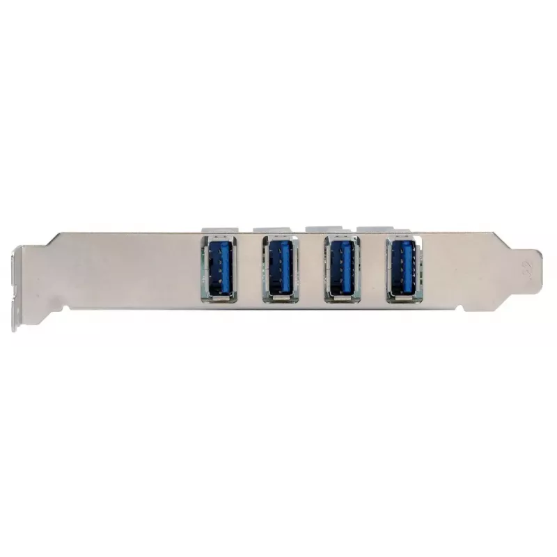 EXSYS 4-Port USB 3.2 Gen 1 PCIe Card z własnym zasilaniem 3A Renesas