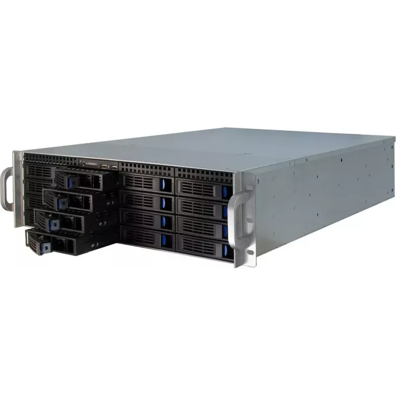 Obudowa serwerowa Inter-Tech 3U-3416 Rack Czarna