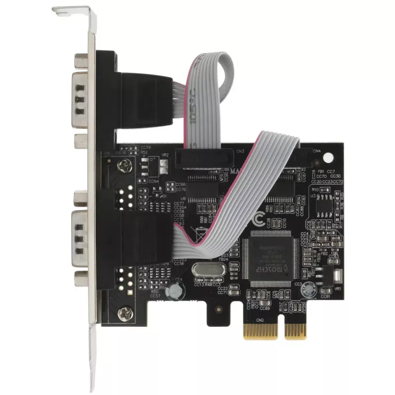 Wewnętrzny adapter szeregowy EXSYS EX-46012 PCIe Męski ASIX MCS9901CV-CC