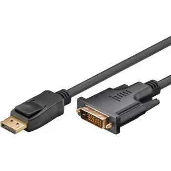 Kabel przejściowy Goobay DisplayPort/DVI-D 1.2 pozłacany 1 m