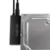 LogiLink Adapter USB 3.0 to SATA with OTB - Speicher-Controller mit Datenanzeige, Netzanzeige, OneTouchEasy-Button (OTB) - SATA 3Gb/s - 3 Gbit/s - USB