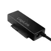 LogiLink Adapter USB 3.0 to SATA with OTB - Speicher-Controller mit Datenanzeige, Netzanzeige, OneTouchEasy-Button (OTB) - SATA 3Gb/s - 3 Gbit/s - USB