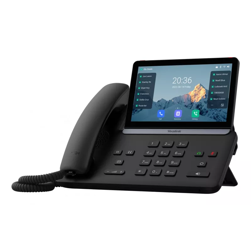 Telefon VoIP Yealink SIP-T88W z ekranem dotykowym i dźwiękiem HD, model SIP-T88W