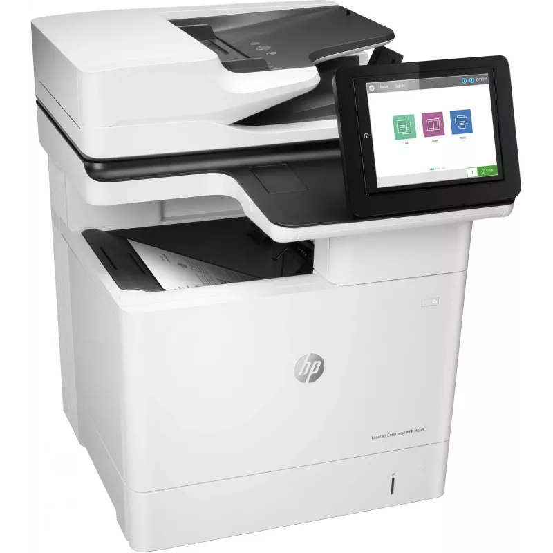HP LaserJet Enterprise MFP M635h, Laser, Drukowanie mono, 1200 x 1200 DPI, Kopiowanie mono, A4, Czarny, Biały