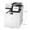 HP LaserJet Enterprise MFP M635h, Laser, Drukowanie mono, 1200 x 1200 DPI, Kopiowanie mono, A4, Czarny, Biały