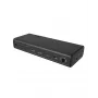 ICY BOX Stacja dokująca 17-w-1, sześć wyjść wideo, przewodowa, USB 3.2 Gen 2 (3.1 Gen 2) Typu-C, 140 W, 3.5 mm, 10,100,1000,2500 Mbit/s, Czarny