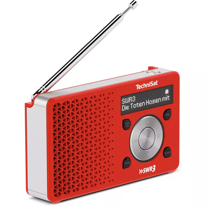 Radio osobiste TechniSat DigitRadio 1 Czerwono-Białe