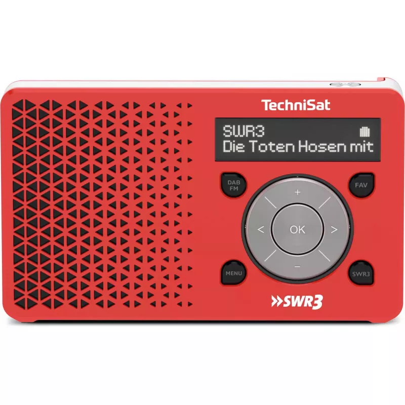 Radio osobiste TechniSat DigitRadio 1 Czerwono-Białe