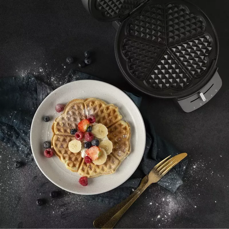 Gofrownica Princess 01.132380.01.001 5 sercowych gofrów 1200W stal nierdzewna