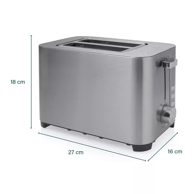 Toster Princess 01.142400.01.001 2 kromki stal nierdzewna 850W
