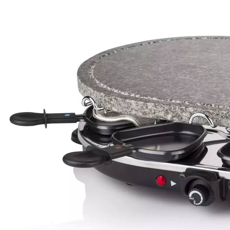 Princess 162720 Raclette 8 Owocowy Kamienny Grill Imprezowy 1200W 8 patelni