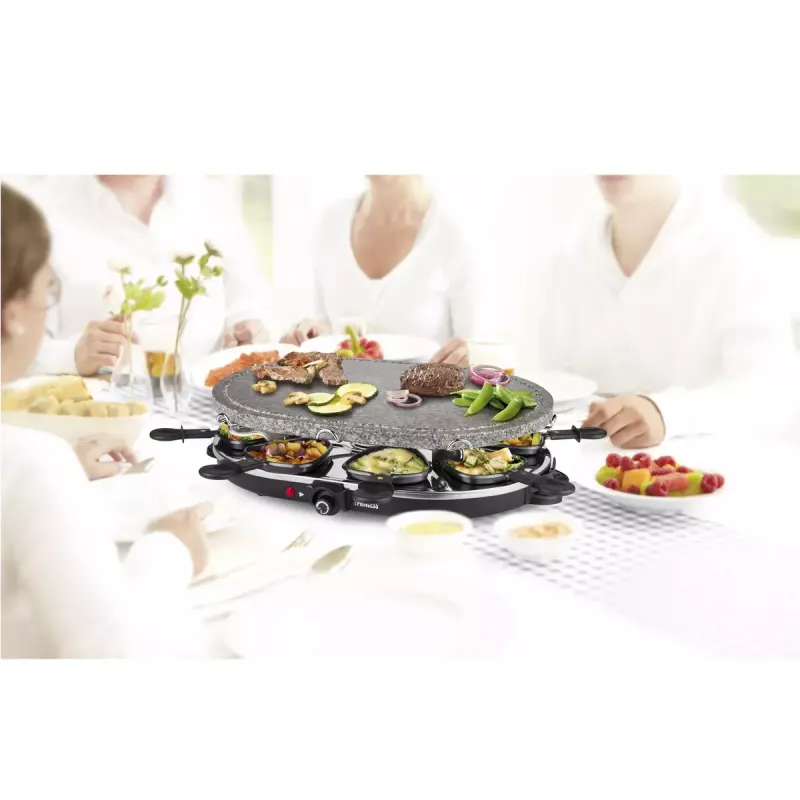 Princess 162720 Raclette 8 Owocowy Kamienny Grill Imprezowy 1200W 8 patelni