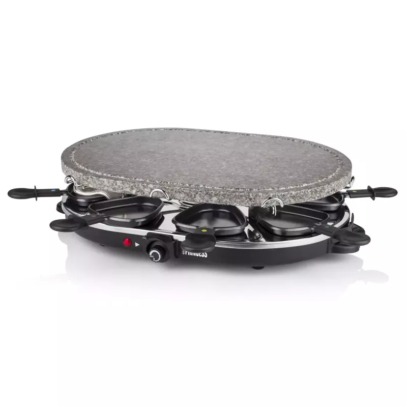 Princess 162720 Raclette 8 Owocowy Kamienny Grill Imprezowy 1200W 8 patelni