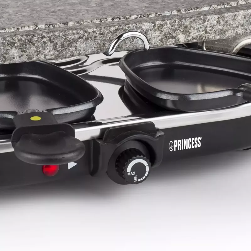 Princess 162720 Raclette 8 Owocowy Kamienny Grill Imprezowy 1200W 8 patelni