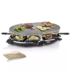 Princess 162720 Raclette 8 Owocowy Kamienny Grill Imprezowy 1200W 8 patelni