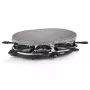 Princess 162720 Raclette 8 Owocowy Kamienny Grill Imprezowy 1200W 8 patelni