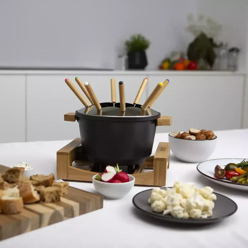 Zestaw do fondue Princess 01.173025.01.001 Pure Czarny